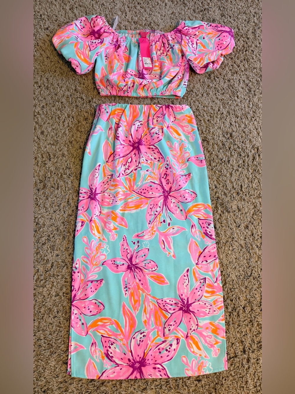 Lilly Pulitzer Esmeray set XXS NWOT